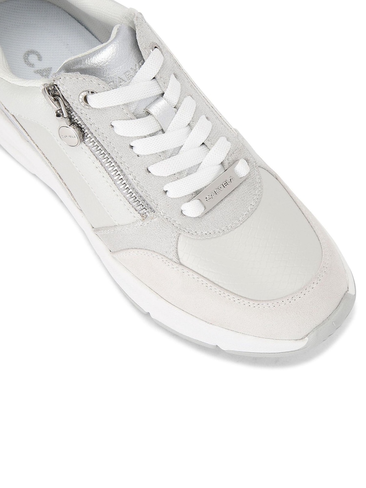 Carvela Natural Stride Zip Trainers - Image 5 of 5