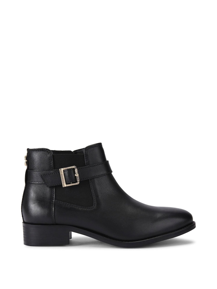 Carvela Low Ankle Black Boots - Image 2 of 5