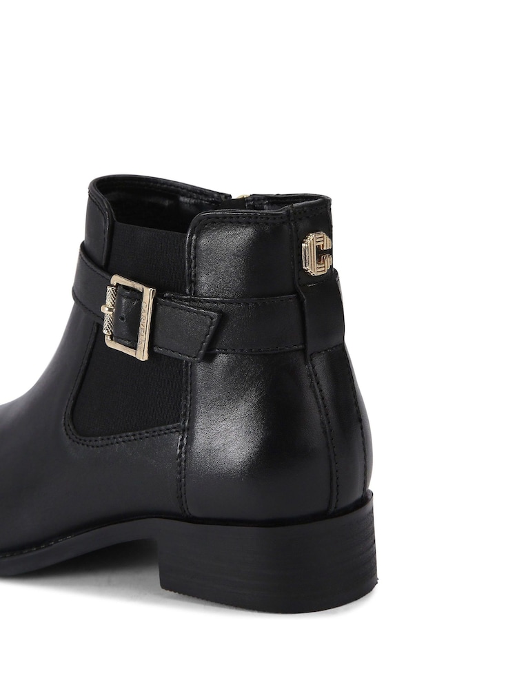 Carvela Low Ankle Black Boots - Image 5 of 5