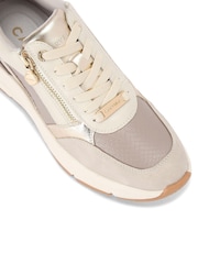 Carvela Natural Stride Zip Trainers - Image 4 of 5