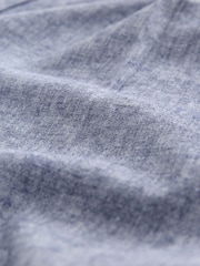 Light Blue Stay Smart Wide Leg Linen Rich Trousers - Image 2 of 3