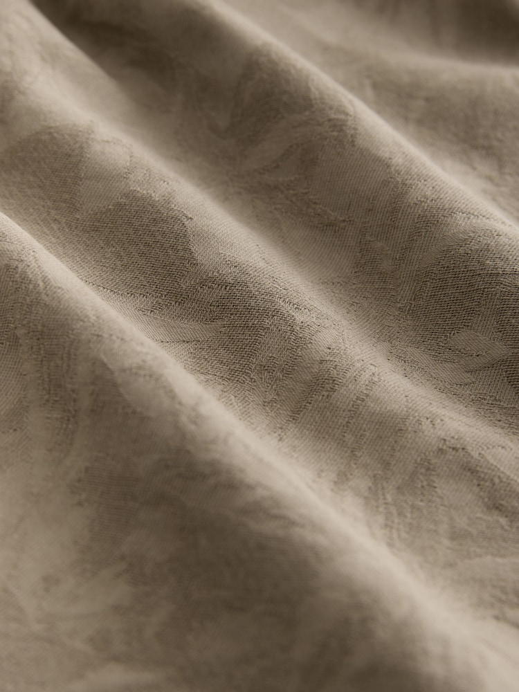 Marrón - Pantalones de jacquard de algodón 100% tipo barril - Imagen 7 de 7
