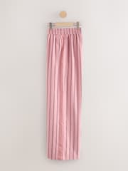 Pink Stripe Soft Touch Straight Leg Striped Trousers - Image 2 of 5