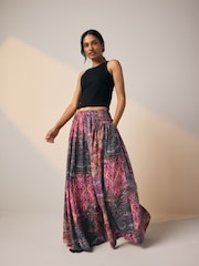 Multi Palazzo Trousers - Image 1 of 7