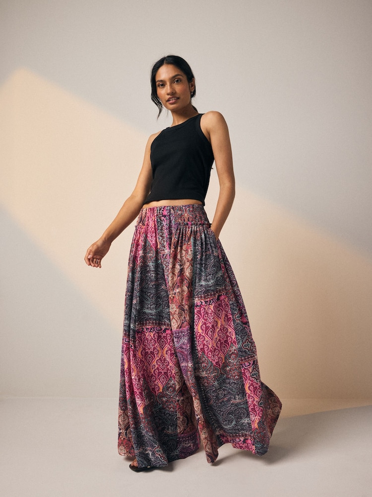 Multi Palazzo Trousers - Image 1 of 7