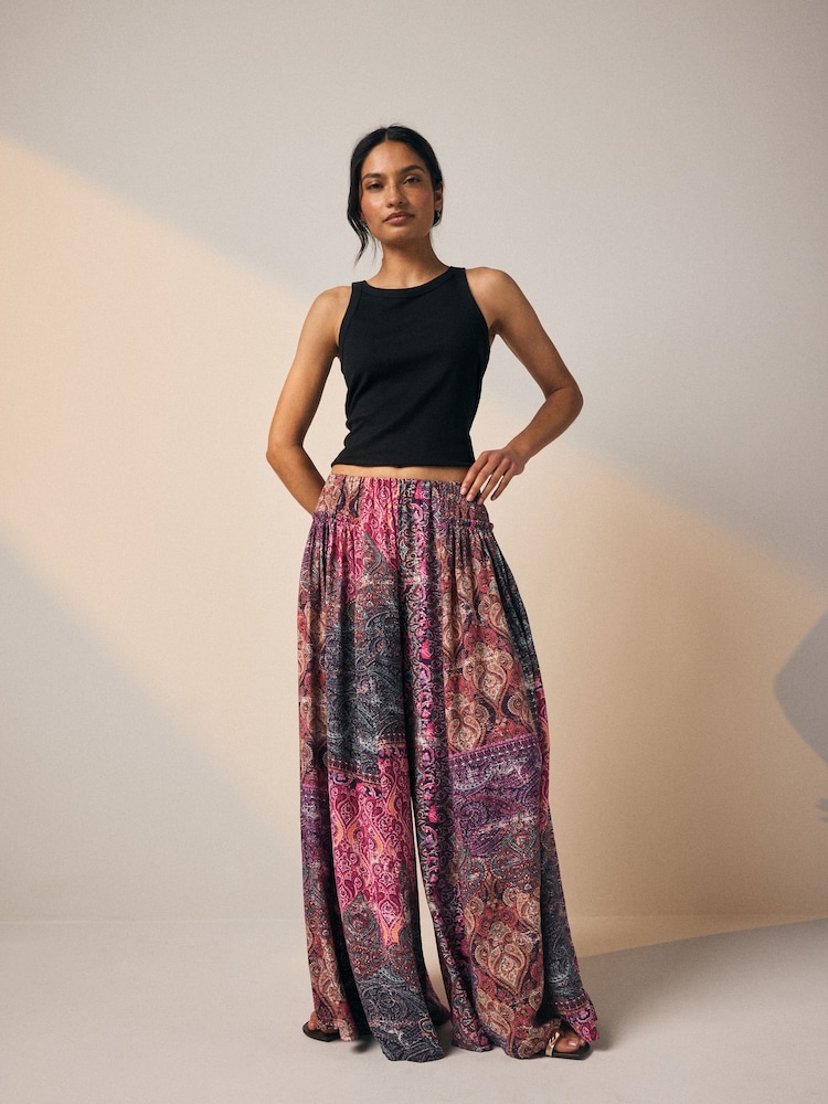 Multi Palazzo Trousers - Image 2 of 7