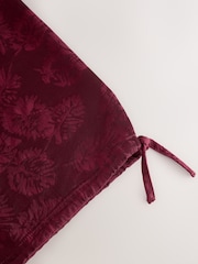 Plum Purple Satin Jacquard Harem Trousers - Image 2 of 5