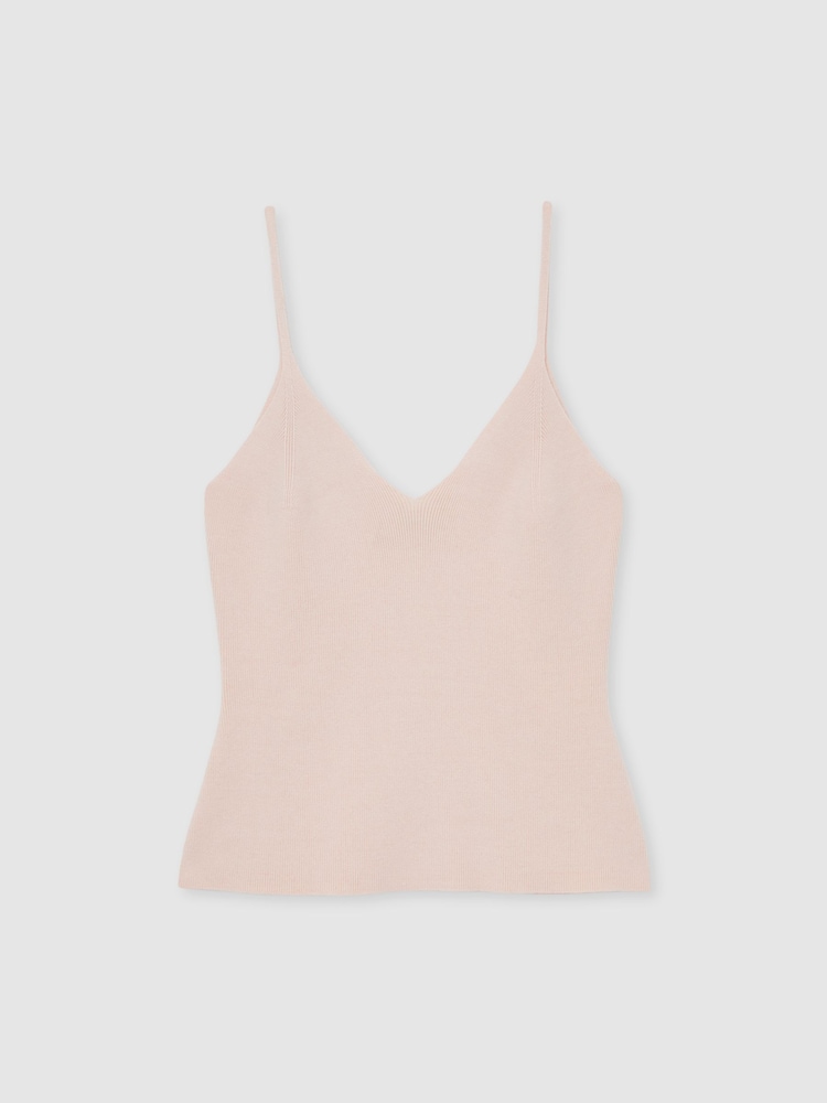 Reiss Pink Lucy Lyocell-Blend Knitted Vest - Image 2 of 6