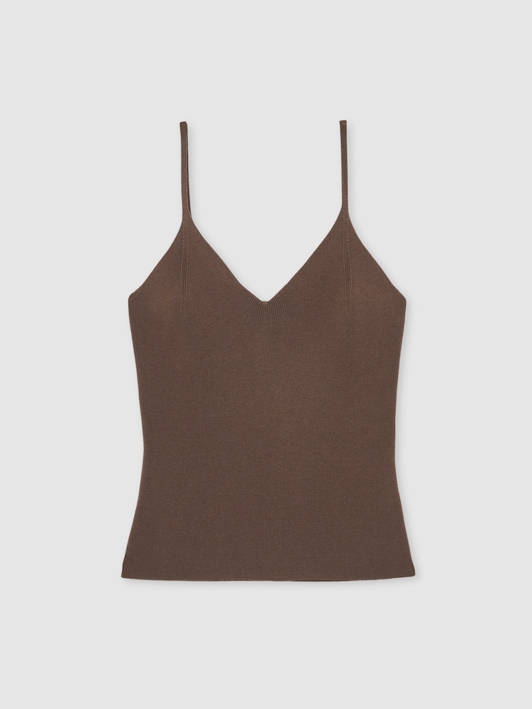 Visón - Reiss Lucy Lyocell-Blend Knitted Vest - Imagen 2 de 6