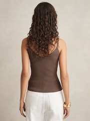Visón - Reiss Lucy Lyocell-Blend Knitted Vest - Imagen 5 de 6