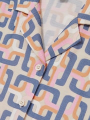 Reiss Multi Eva Geometric Chain Print Shirt - Image 4 of 4