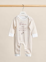 Reiss Arty 2025 Stripe Print Sleepsuit - Imagen 1 de 4
