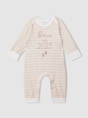 Reiss Arty 2025 Stripe Print Sleepsuit - Imagen 2 de 4