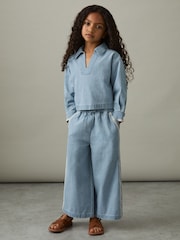 Reiss Dean Chambray Collared Top - Imagen 2 de 4