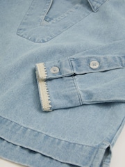 Reiss Dean Chambray Collared Top - Imagen 4 de 4