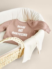 Reiss Ivory Ossie Sweatshirt And Leggings Slogan Set - Image 1 of 4