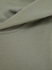Reiss Soft Sage Green Fabien 9-13 yrs Interlock Jersey Hoodie - Image 4 of 4