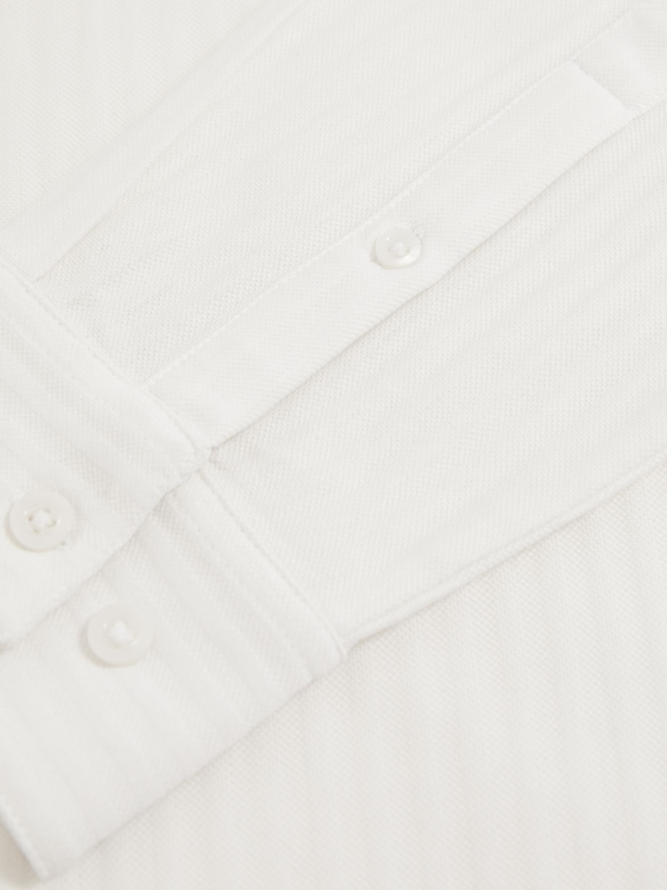 Reiss White Hayes Cotton-Jersey Stripe-Jacquard Shirt - Image 7 of 7