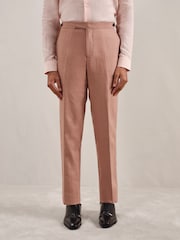 Reiss Rose Pink Kin Slim Fit Suit Trousers - Image 3 of 7