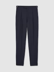 Reiss Bright Blue Dream Slim Fit Wool Blend Suit Trousers - Image 2 of 7