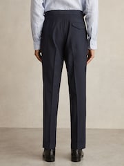 Reiss Bright Blue Dream Slim Fit Wool Blend Suit Trousers - Image 6 of 7
