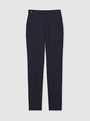 Reiss Blue Dream Regular-Fit Wool-Blend Suit Trousers - Image 2 of 6
