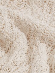 Reiss Ivory Oakley Reiss | Les 100 Ciels Bouclé Jumper - Image 6 of 6