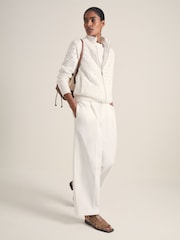 Reiss White Finn Reiss | Les 100 Ciels Textured Cardigan - Image 3 of 7