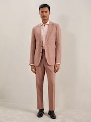 Rosa - Reiss Kin Slim Fit Single Breasted Suit Blazer - Imagen 1 de 8