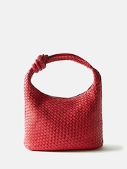 Mint Velvet Red Woven Grab Bag - Image 1 of 2