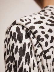 Mint Velvet Leopard potisk; vzorec pletena jopa - Slika 5 iz 7