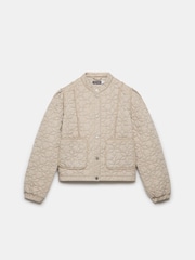 Mint Velvet Grey Washed Quilted Jacket - Image 6 of 7