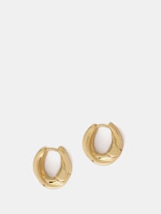 Mint Velvet Gold Tone Plated Twist Hoop Earrings - Image 1 of 1