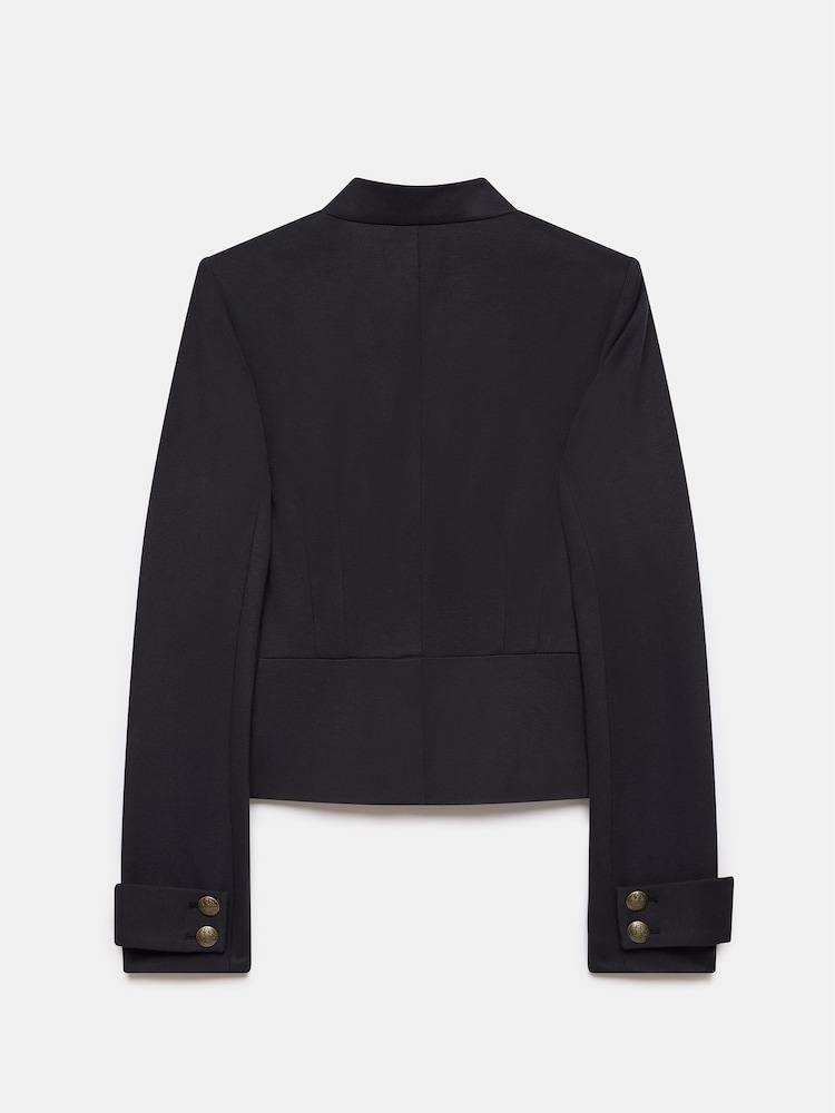 Mint Velvet Black Military Blazer - Image 7 of 7