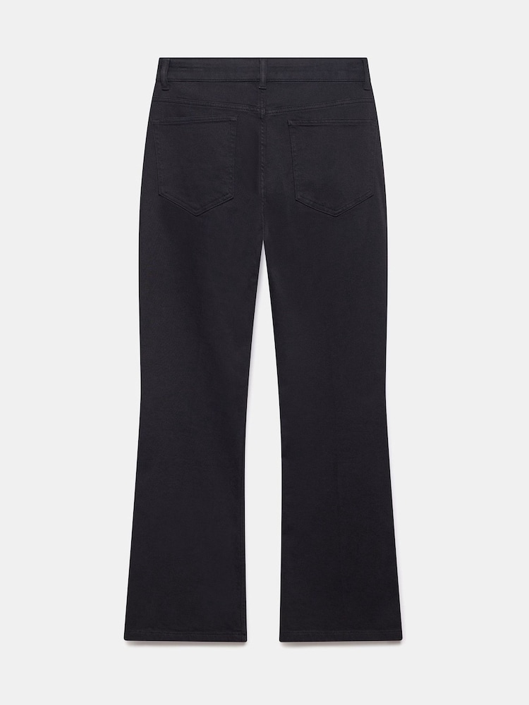 Mint Velvet Black Fitted Flared Jeans - Image 6 of 6