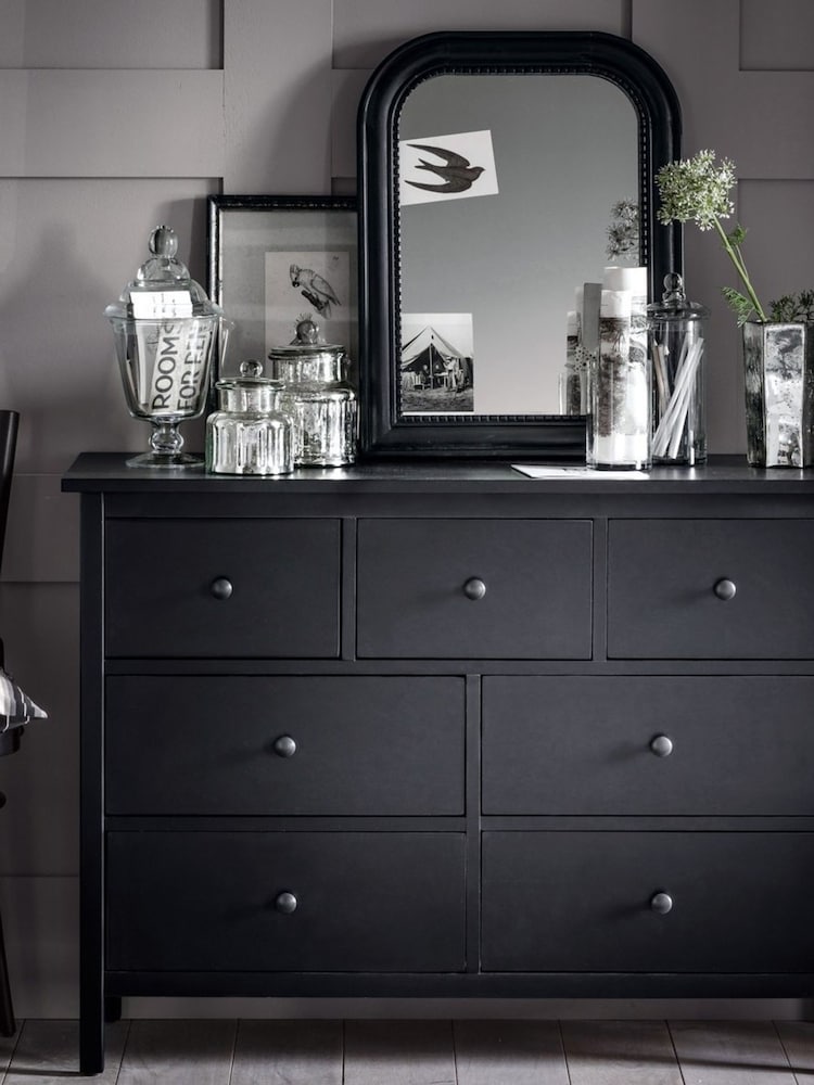 La Redoute Intérieurs White Enza Wide 7-Drawer Chest of Drawers - Image 1 of 1