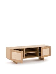La Redoute Intérieurs Arty Oak and Cane TV Unit - Image 5 of 6