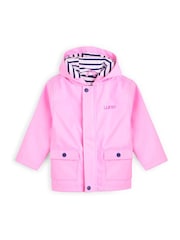 Personalised Girls Embroidered Rain Jacket by Dollymix - Image 1 of 6