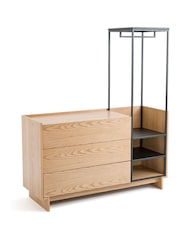 La Redoute Intérieurs Natural/Black Denho Modular Dresser - Image 3 of 6