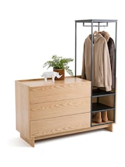 La Redoute Intérieurs Natural/Black Denho Modular Dresser - Image 4 of 6