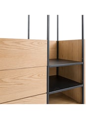 La Redoute Intérieurs Natural/Black Denho Modular Dresser - Image 6 of 6