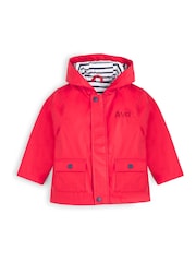 Personalised Girls Embroidered Rain Jacket by Dollymix - Image 1 of 6
