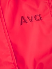 Personalised Girls Embroidered Rain Jacket by Dollymix - Image 3 of 6