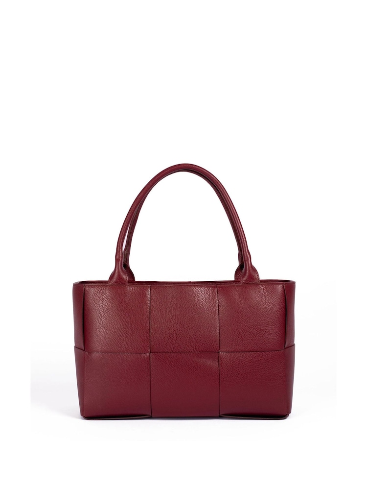 LRM Goods Personalised Leather Lettie Tote Bag - Image 2 of 4 LRM Goods Personalised Leather Lettie Tote Bag - Image 2 of 4