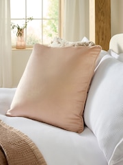 Oatmeal 59 x 59cm Matte Velvet Cushion - Image 1 of 6