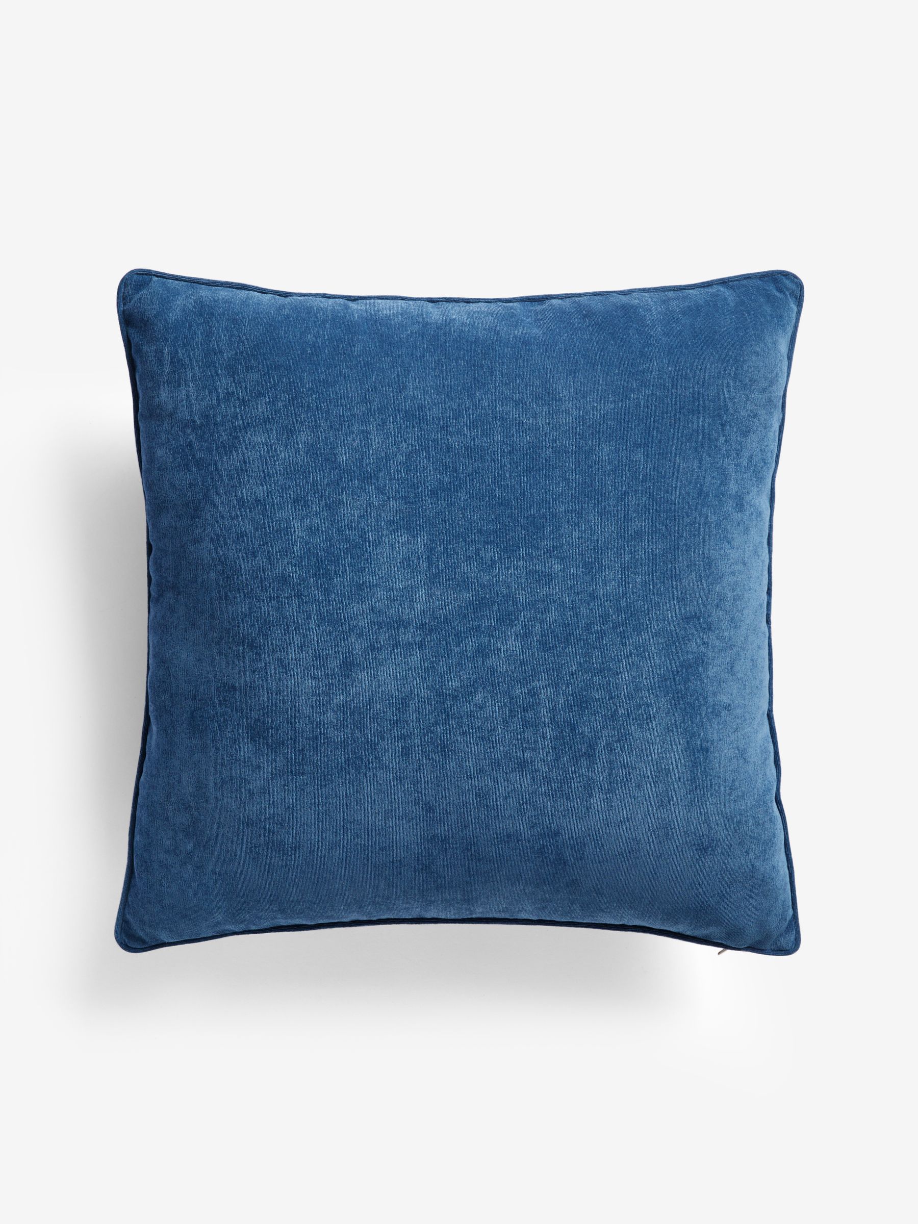 Buy Blue 59 x 59cm Soft Velour Cushion from the Next UK online shop