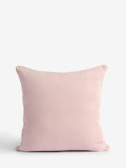 Pink 59 x 59cm Soft Velour Cushion - Image 3 of 4