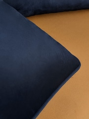 Navy 43 x 43cm Matte Velvet Cushion - Image 3 of 6