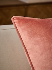 Orange 59 x 59cm Matte Velvet Cushion - Image 2 of 5