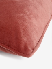 Orange 43 x 43cm Matte Velvet Cushion - Image 5 of 5
